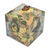 Wood jewelry box, 'Tropical Forest' - Butterfly Leaf & Floral-Themed Hand-Painted Wood Jewelry Box thumbail