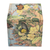Wood jewelry box, 'Tropical Forest' - Butterfly Leaf & Floral-Themed Hand-Painted Wood Jewelry Box (image 2b) thumbail
