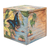 Wood jewelry box, 'Tropical Forest' - Butterfly Leaf & Floral-Themed Hand-Painted Wood Jewelry Box