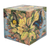 Joyero de madera - Joyero de madera pintado a mano con temática floral y hojas de mariposa