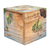 Wood jewelry box, 'Tropical Forest' - Butterfly Leaf & Floral-Themed Hand-Painted Wood Jewelry Box (image 2e) thumbail