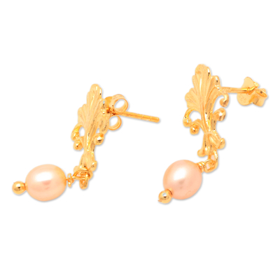 Peach Tree Post Earrings | Nature Jewelry