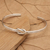 Sterling silver cuff bracelet, 'Faithful Spirit' - High-Polished Modern Sterling Silver Cuff Bracelet