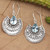 Blue topaz dangle earrings, 'Splendor of the Loyal' - Traditional Balinese Two-Carat Blue Topaz Dangle Earrings