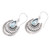 Blue topaz dangle earrings, 'Splendor of the Loyal' - Traditional Balinese Two-Carat Blue Topaz Dangle Earrings