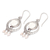Ohrhänger aus Zuchtperlen und Granat - Klassische balinesische Ohrhänger mit Perlen und Granat-Edelsteinen
