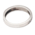 Sterling silver band ring, 'Laugh' - Inspirational Sterling Silver Band Ring with Darkened Accent (image 2d) thumbail