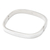 Sterling silver wristband bracelet, 'Textured Rectangle' - Hammered Sterling Silver Bangle-Style Wristband Bracelet (image 2d) thumbail