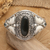 Mutil-gemstone cuff bracelet, 'Majesty of Gianyar' - Balinese Two-Carat Multi-Gemstone Cuff Bracelet from Bali (image 2b) thumbail