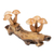 Wood sculpture, 'Mushroom Realm' - Handcrafted Jempinis and Benalu Wood Mushroom Sculpture (image 2e) thumbail