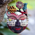 Batik wood mask, 'Princess of Hibiscus' - Handcrafted Hibiscus-Themed Batik Pule Wood Mask from Java (image 2) thumbail