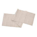 Cotton blend table runner and placemats, 'Natural Flavor' (set of 5) - Set of 5 Cotton and Fragrant Root Table Runner and Placemats