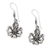 Sterling silver dangle earrings, 'Octopus Glory' - Octopus-Themed Sterling Silver Dangle Earrings from Bali thumbail