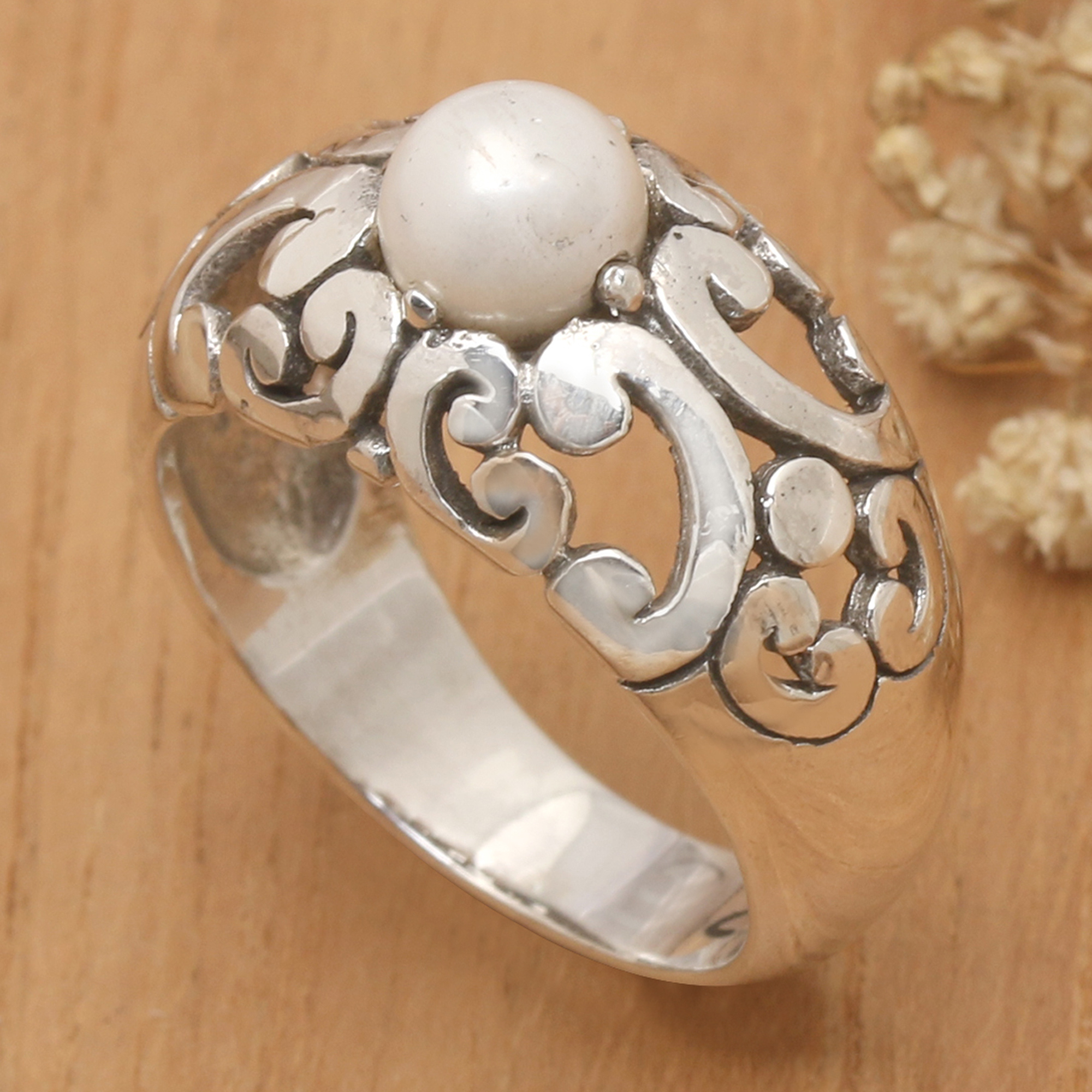 Shop Pearl Men's 925 Ring Silver | Silverwholesale925