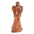 Wood sculpture, 'Valentine Flowers' - Angel-Themed Floral Suar Wood Sculpture from Bali (image 2c) thumbail