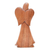 Wood sculpture, 'Valentine Flowers' - Angel-Themed Floral Suar Wood Sculpture from Bali (image 2e) thumbail
