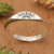 Sterling silver signet ring, 'Sublime Sunrise' - Sterling Silver Signet Ring with Sunrise Motif from Bali