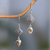 Citrine dangle earrings, 'Heavenly Yellow' - Sterling Silver Dangle Earrings with Pear Citrine Gemstones