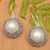 Cultured Mabe pearl dangle earrings, 'Ocean Moonlight' - Sterling Silver Dangle Earrings with Cultured Mabe Pearls