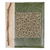 Natural fiber journal, 'Memories from the Heart' - Handmade Natural Fiber Journal Covered in Green Leaves