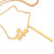 Gold-plated pendant Y necklace, 'Nature's Finest' - Nature-Themed 22k Gold-Plated Pendant Y Necklace from Bali