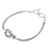 Prasiolite pendant bracelet, 'Quiet Soul' - Balinese Sterling Silver 3-Carat Prasiolite Pendant Bracelet