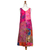 Batik rayon dress, 'Pink Patchwork Dreams' - Batik Magenta and Begonia Rayon Sleeveless Tunic Dress (image 2c) thumbail