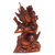 Wood sculpture, 'Rama and Sita's Romance' - Handcrafted Traditional Rama and Sita Suar Wood Sculpture