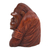 Wood sculpture, 'Thoughtful Orangutan' - Hand-Carved Suar Wood Sculpture of Meditative Orangutan (image 2c) thumbail
