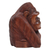 Wood sculpture, 'Thoughtful Orangutan' - Hand-Carved Suar Wood Sculpture of Meditative Orangutan (image 2d) thumbail
