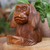 Wood sculpture, 'Bored Orangutan' - Hand-Carved Suar Wood Orangutan Sculpture from Bali (image 2) thumbail