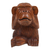 Escultura de madera - Escultura de orangután de madera de Suar tallada a mano en Bali