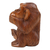 Escultura de madera - Escultura de mono asustado en madera de suar natural tallada a mano