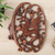 Wood relief panel, 'Regal Dragon' - Hand-Carved Classic Suar Wood Moon and Dragon Relief Panel (image 2) thumbail