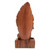 Escultura de madera - Escultura de madera de Suar tallada a mano en postura de yoga de Bali