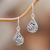 Sterling silver dangle earrings, 'Bali Splendor' - Classic Balinese Drop-Shaped Sterling Silver Dangle Earrings (image 2) thumbail