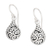 Sterling silver dangle earrings, 'Bali Splendor' - Classic Balinese Drop-Shaped Sterling Silver Dangle Earrings thumbail