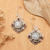 Garnet and rainbow moonstone dangle earrings, 'Lunar Passion' - Classic 2-Carat Garnet and Rainbow Moonstone Dangle Earrings (image 2b) thumbail