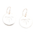 Sterling silver dangle earrings, 'Dragonfly Shadows' - Polished Dragonfly-Themed Sterling Silver Dangle Earrings