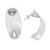 Sterling silver drop earrings, 'Dazzling Balance' - High-Polished Abstract Sterling Silver Drop Earrings