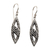Sterling silver dangle earrings, 'Bali Style' - Sterling Silver Dangle Earrings with Textured Balinese Motif