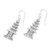 Sterling silver dangle earrings, 'My Temple' - Polished Balinese Temple Sterling Silver Dangle Earrings
