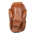 Wood phone stand, 'Looking for Some Food' - Jempinis Wood Frog Phone Stand Hand-Carved in Bali