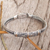 Gold-accented sterling silver pendant bracelet, 'Ruler of Nature' - 18k Gold-Accented Sterling Silver Pendant Bracelet
