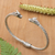 Sterling silver cuff bracelet, 'Legendary Flair' - Dragon-Themed Traditional Sterling Silver Cuff Bracelet