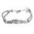 Sterling silver pendant bracelet, 'Regal Parade' - Traditional Elephant-Themed Sterling Silver Pendant Bracelet thumbail