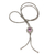 Amethyst lariat necklace, 'Amethyst Sense' - Fair Trade Balinese Faceted 1-Carat Amethyst Lariat Necklace