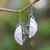 Granat-Ohrhänger, „Half Sunset“ – traditionelle natürliche Granat-Ohrringe mit Sonnenmotiv