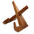 Wood book holder, 'Modern Lectures' - Hand-Carved Modern Natural Brown Jempinis Wood Book Holder (image 2c) thumbail