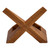 Wood book holder, 'Modern Lectures' - Hand-Carved Modern Natural Brown Jempinis Wood Book Holder (image 2d) thumbail